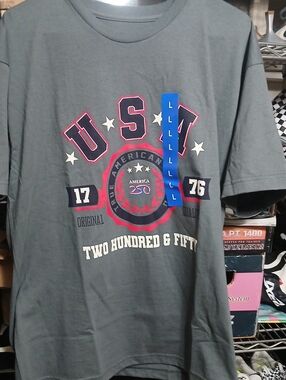 Mens Large Dickies  USA 250 Tshirt